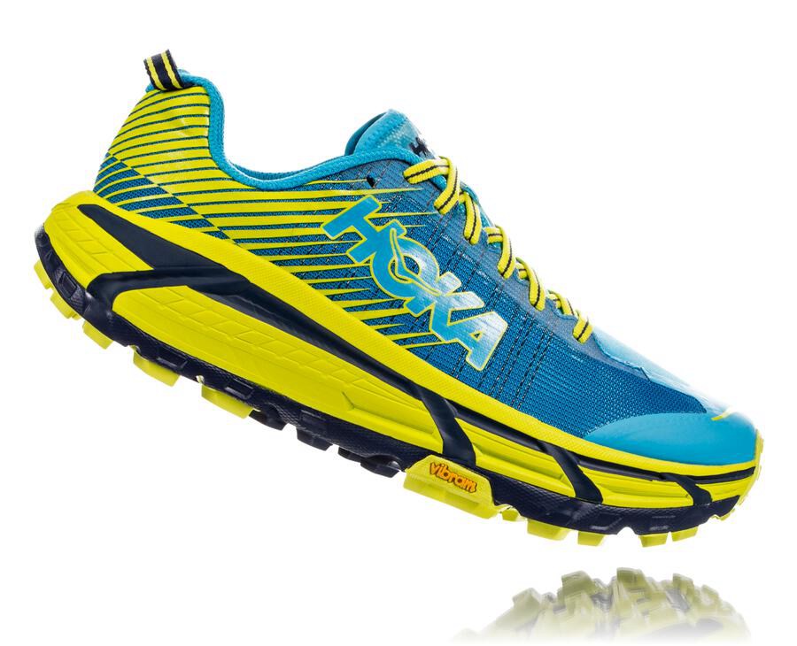 Hoka Australia One One EVO Mafate 2 - Mens Trail Shoes Blue/Green - NRDXA-8349